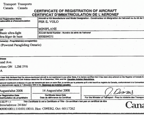 Registering a “New to You” Canadian Aircraft